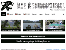 Tablet Screenshot of gebirgswiesel.de